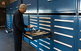 Small Parts Storage for Manufacturing